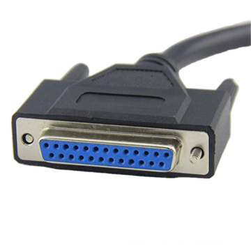 Printer Extension Cable DB25P Male to Female Custom Cable